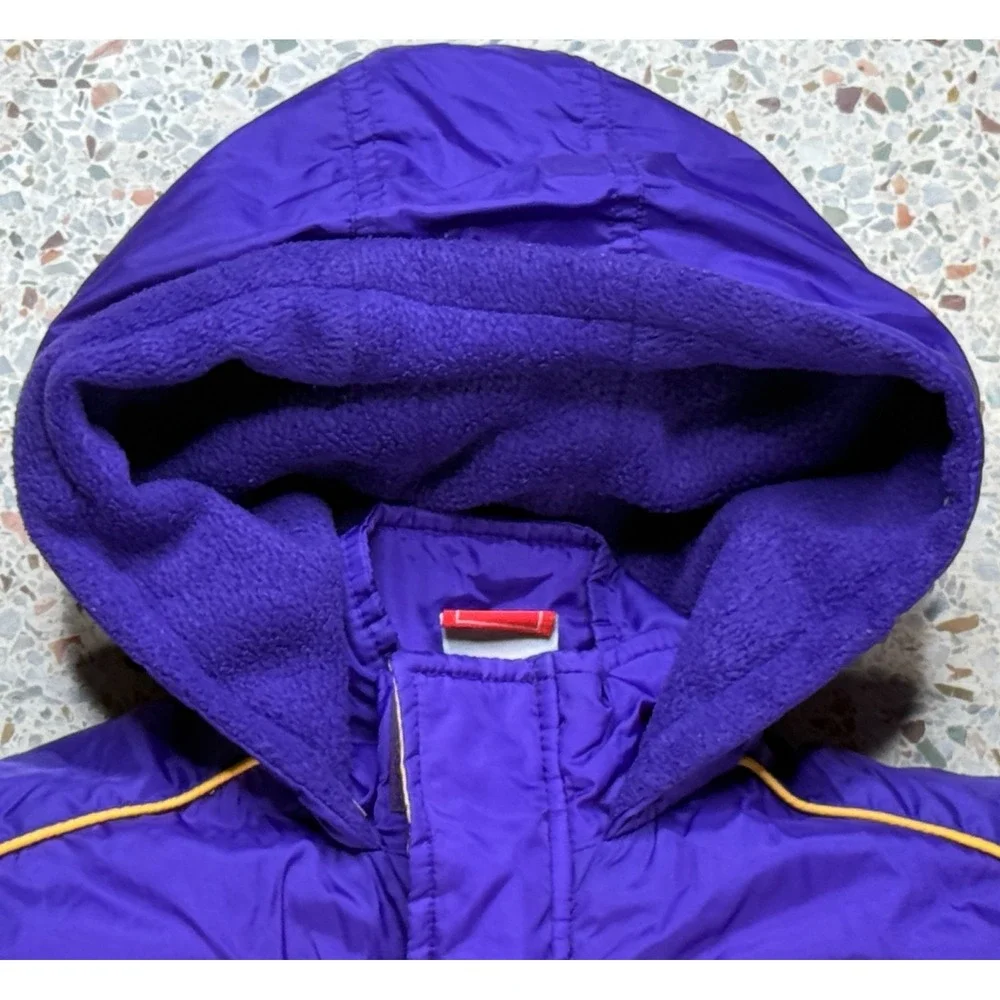 NFL Minnesota Viking Embroidered Kids Full Zip Winter Jacket Size S‎ (4)